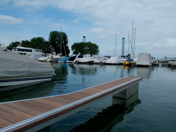 Bootsanliegeplätze am Hafen Bregenz